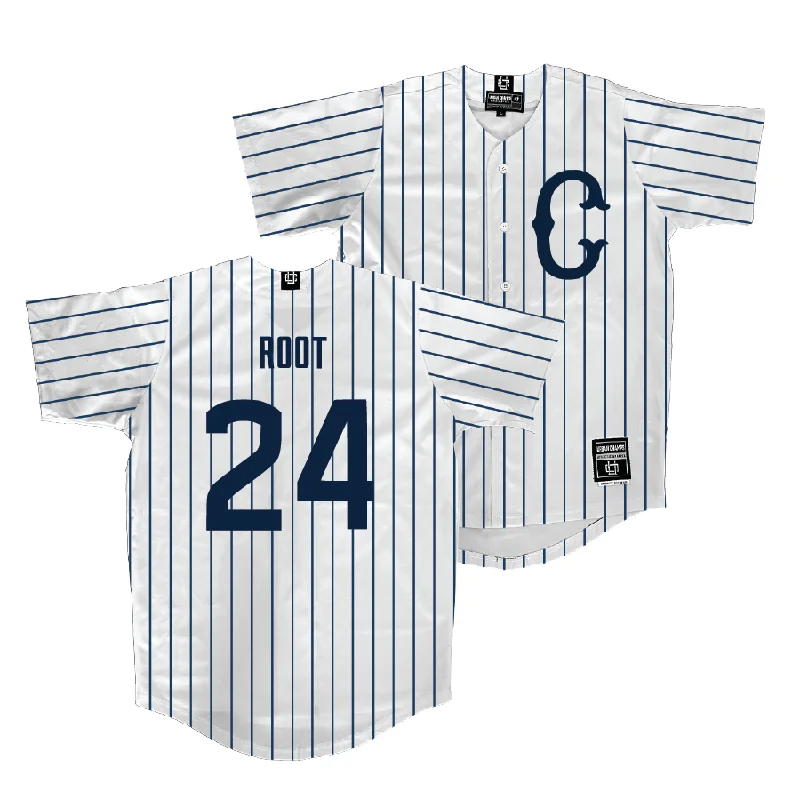 UConn Baseball White Jersey  - Beau Root