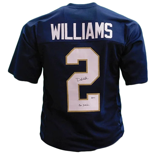 Dexter Williams Autographed Navy College Football Jersey (JSA)