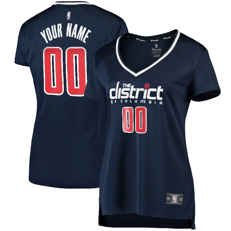 Washington Wizards Branded Women's Custom Fast Break Basketball Jersey Navy - Statement Edition