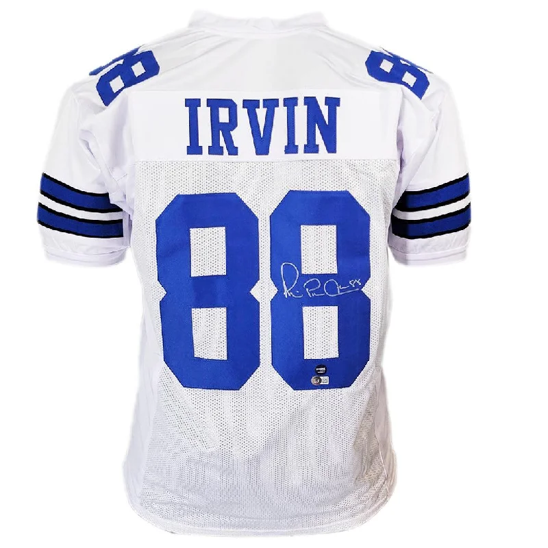 Michael Irvin Signed Dallas White Football Jersey (JSA)