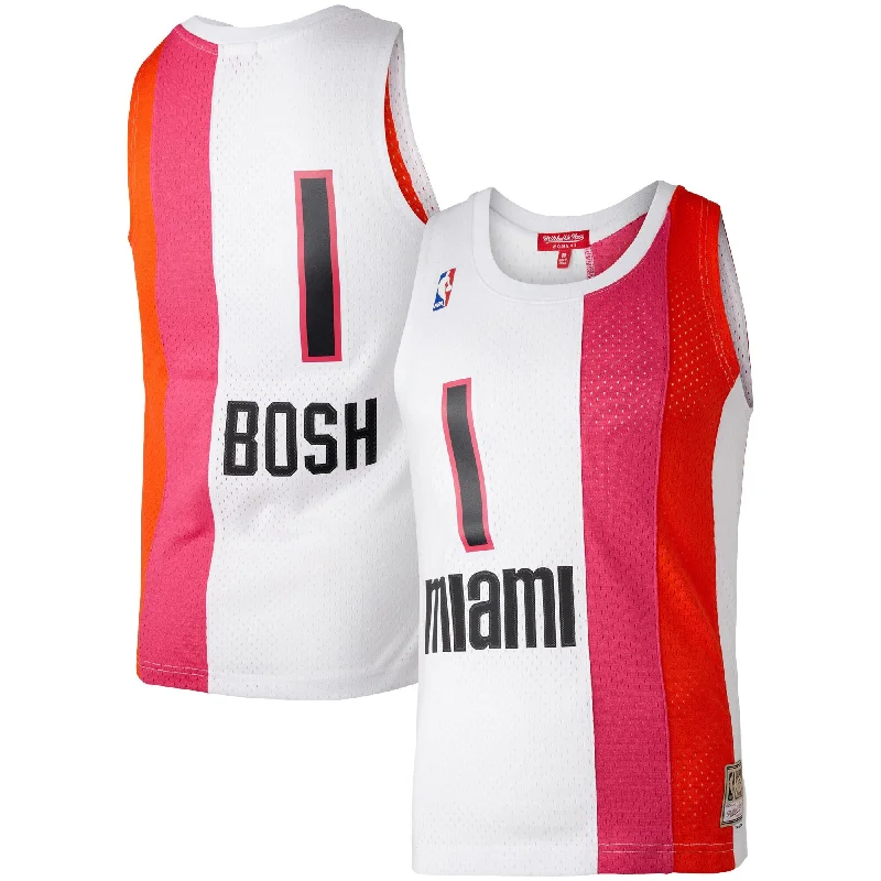 Chris Bosh Miami Heat Women's Hardwood Classics 2011/12 Swingman Basketball Jersey - White