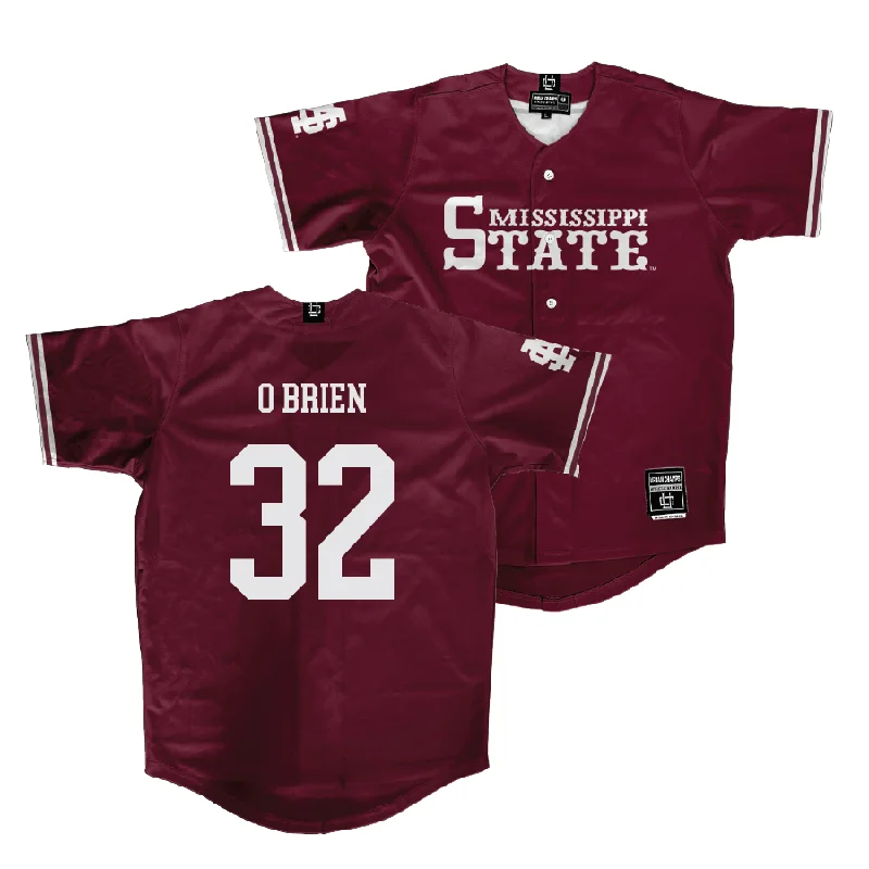 Mississippi State Baseball Maroon Jersey - Michael O’Brien