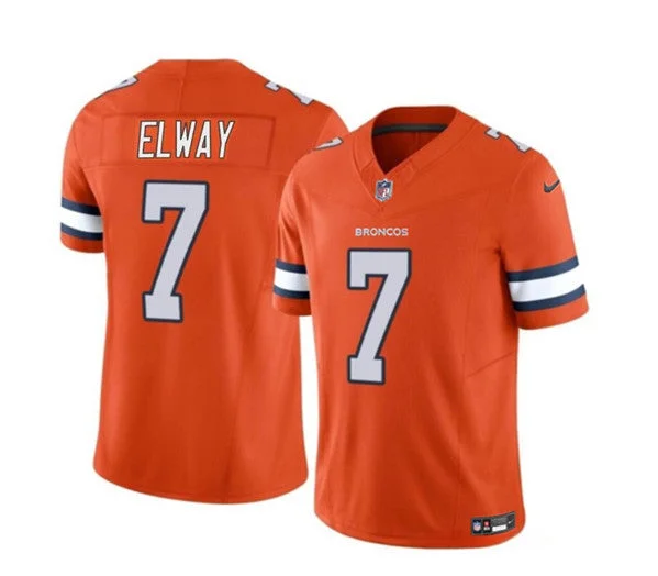 Men's Denver Broncos #7 John Elway Orange 2023 F.U.S.E. Untouchable Football Stitched Jersey