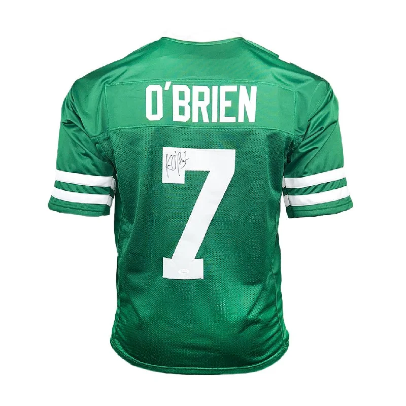 Ken O'Brien Signed New York Green Football Jersey (JSA)