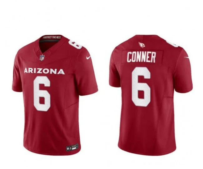 Men's Arizona Cardinals #6 James Conner Red 2023 F.U.S.E. Untouchable F.U.S.E. Limited Football Stitched Jersey