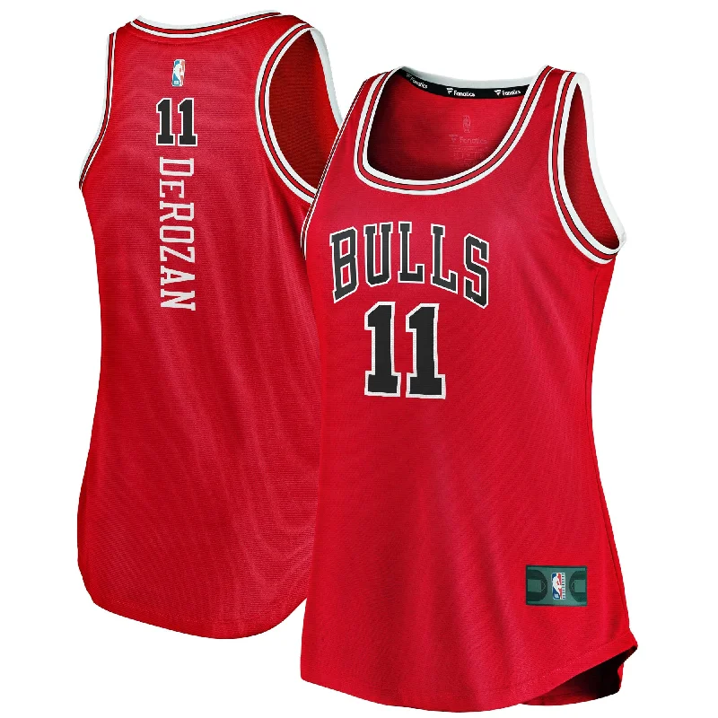 Demar Derozan Chicago Bulls Branded Women's Fast Break Tank Basketball Jersey - Icon Edition - Red