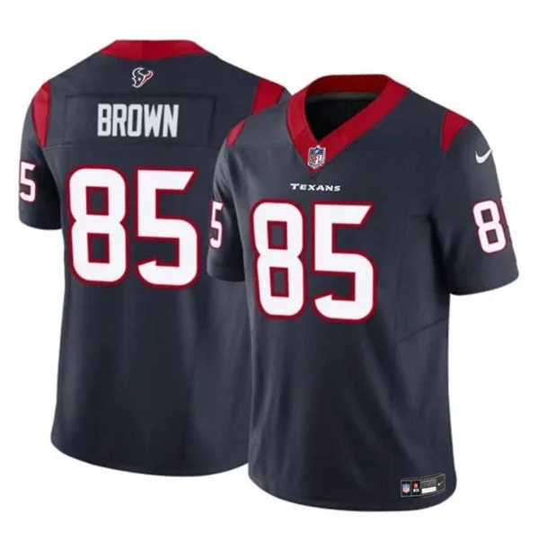 Men's Houston Texans #85 Noah Brown Navy 2023 F.U.S.E. Untouchable Football Stitched Jersey