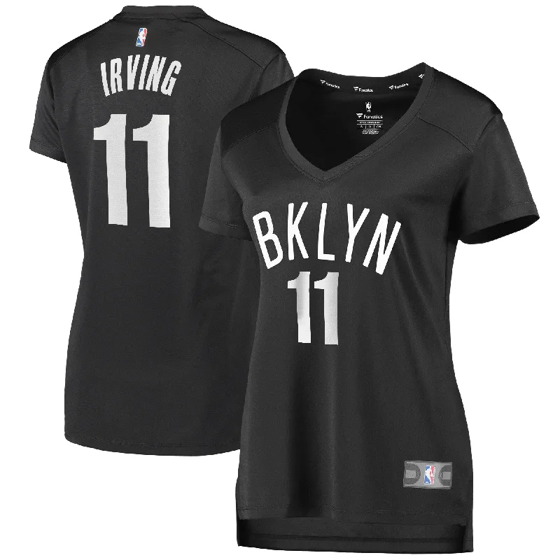 Kyrie Irving Brooklyn Nets Branded Women's Fast Break Player Basketball Jersey - Statement Edition - Black