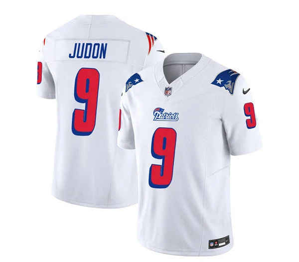 Men's New England Patriots #9 Matthew Judon White 2023 F.U.S.E. Limited Football Stitched Jersey