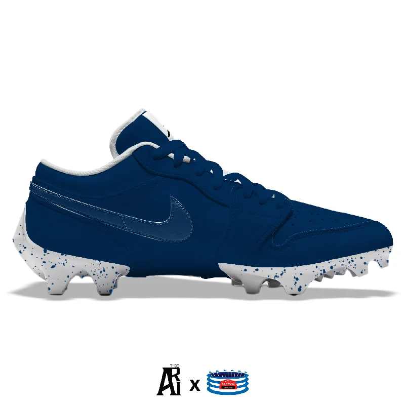 "Dallas Color Rush” Jordan 1 Vapor Edge Low Cleats