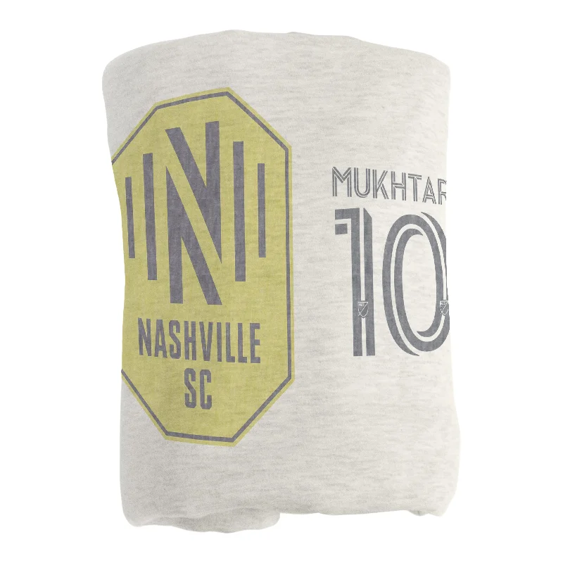 Nashville SC Hany Mukhtar Sublimated Sweatshirt Blanket