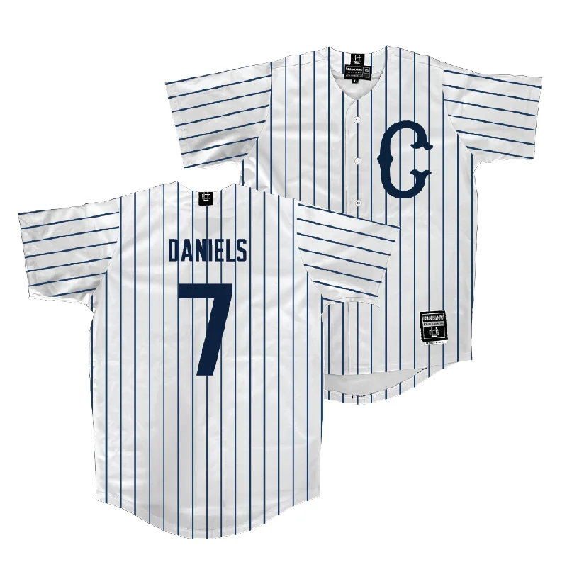 UConn Baseball White Jersey - Ryan Daniels | #7