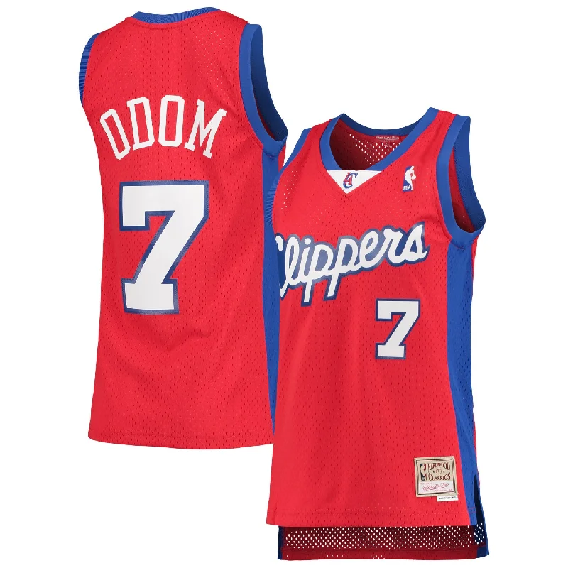 Lamar Odom La Clippers Women's 2000/01 Hardwood Classics Swingman Basketball Jersey - Red