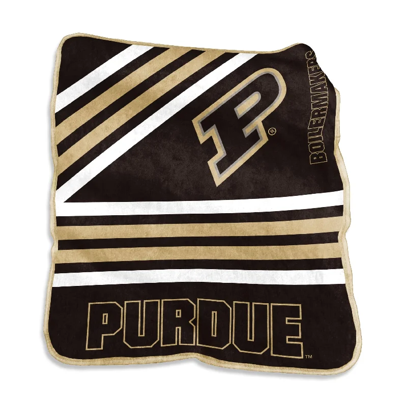 Purdue Raschel Throw