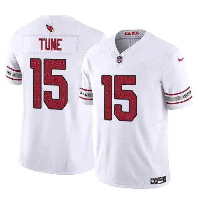 Men's Arizona Cardinals #15 Clayton Tune White 2023 F.U.S.E. Untouchable Limited Football Stitched Jersey