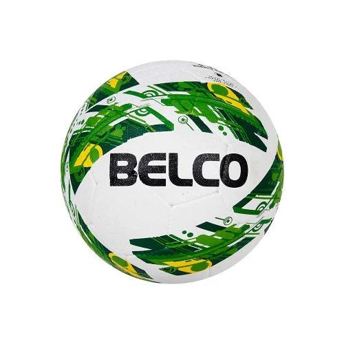 Belco Sports Green Cyclone Rubber Moulded Football | KIBI Sports