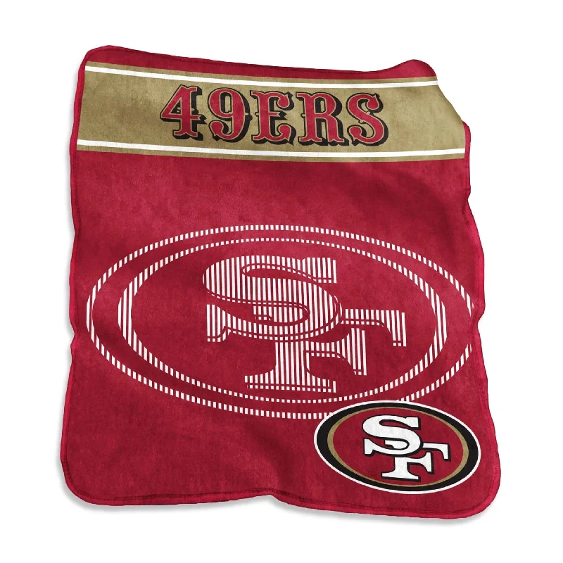 San Francisco 49ers 60x80 Raschel Throw