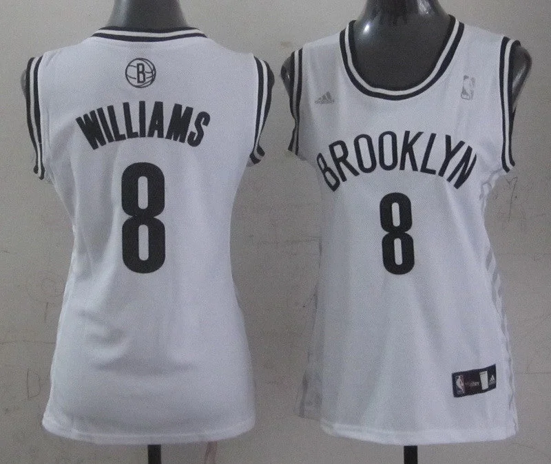 Nets 8 Williams White Women New Revolution 30 Basketball Jersey