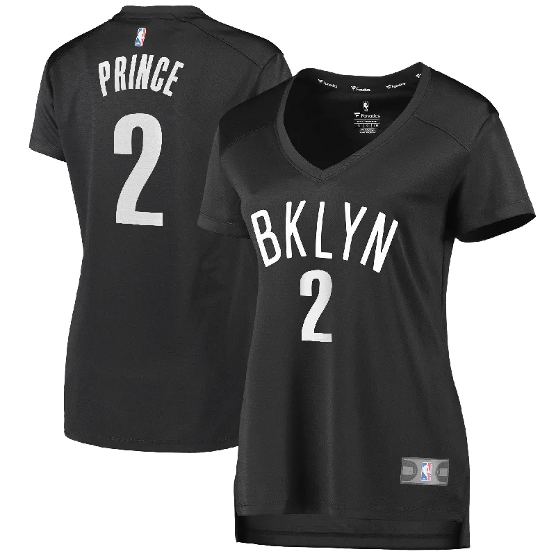 Taurean Prince Brooklyn Nets Branded Women's Fast Break Basketball Jersey Black - Statement Edition