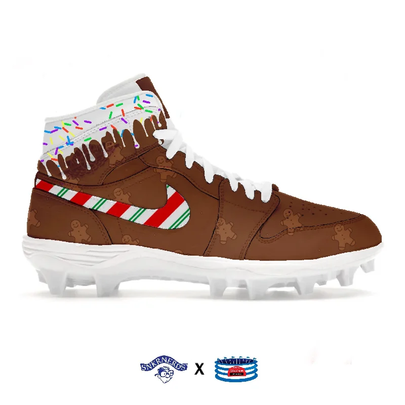 "Gingerbread" Jordan 1 TD Cleats