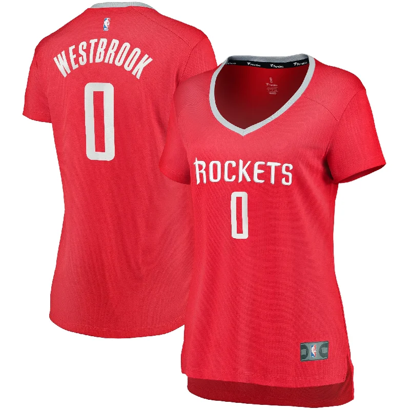 Russell Westbrook Houston Rockets Branded Women's Fast Break Basketball Jersey Red - Icon Edition