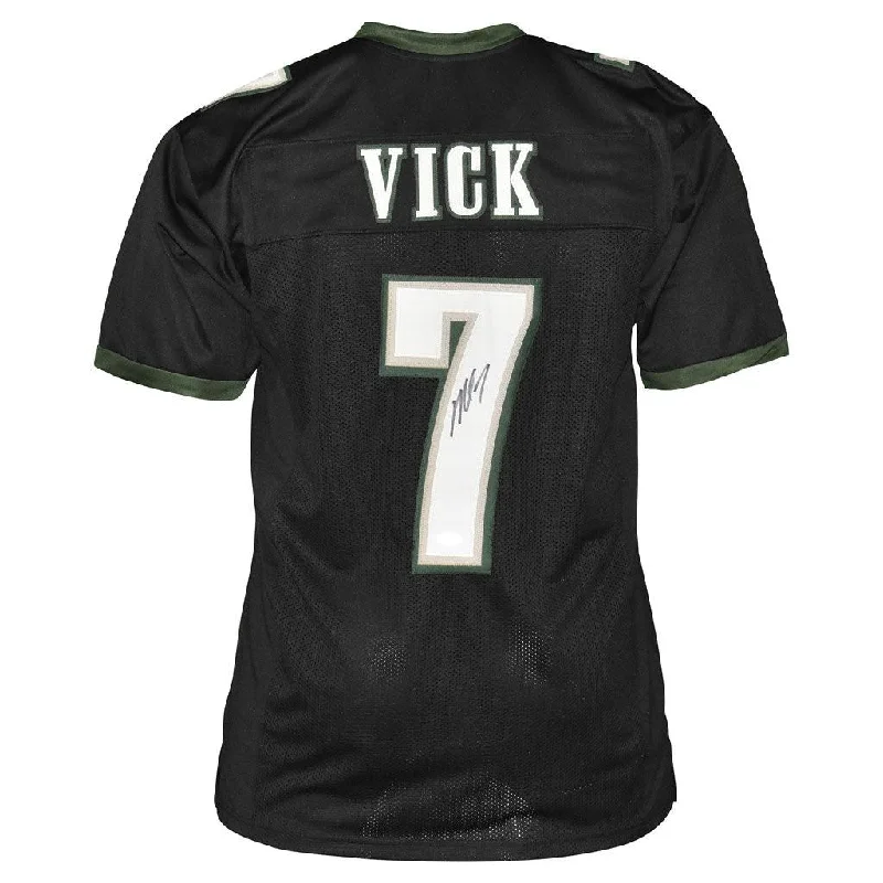 Michael Vick Signed Philadelphia Black Football Jersey (Beckett)