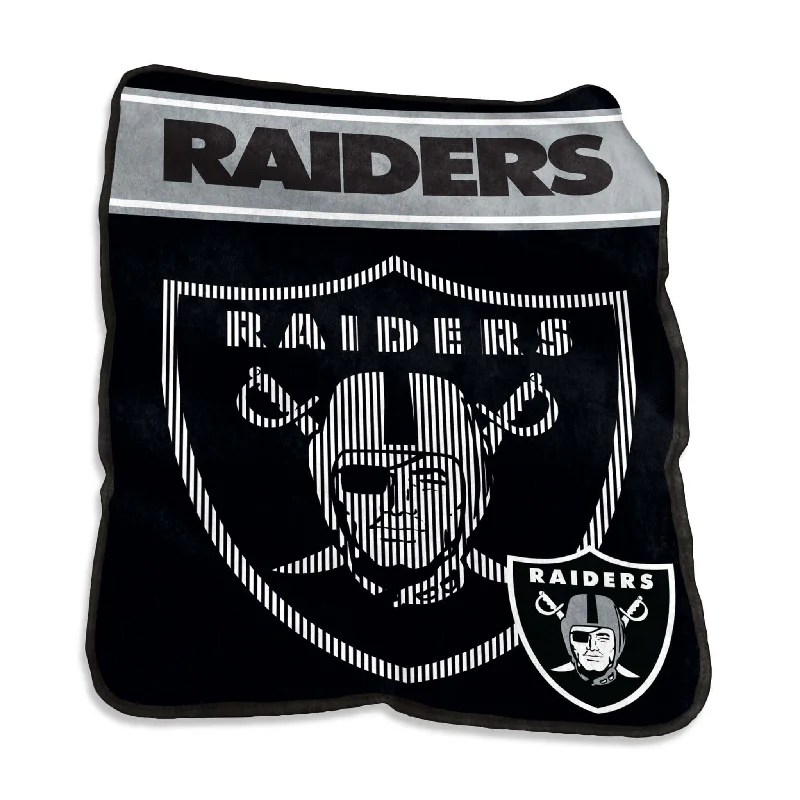 Las Vegas Raiders 60x80 Raschel Throw