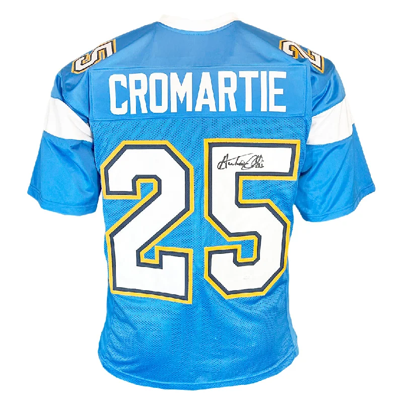 Antonio Cromartie Signed Los Angeles Light Blue Football Jersey (JSA)