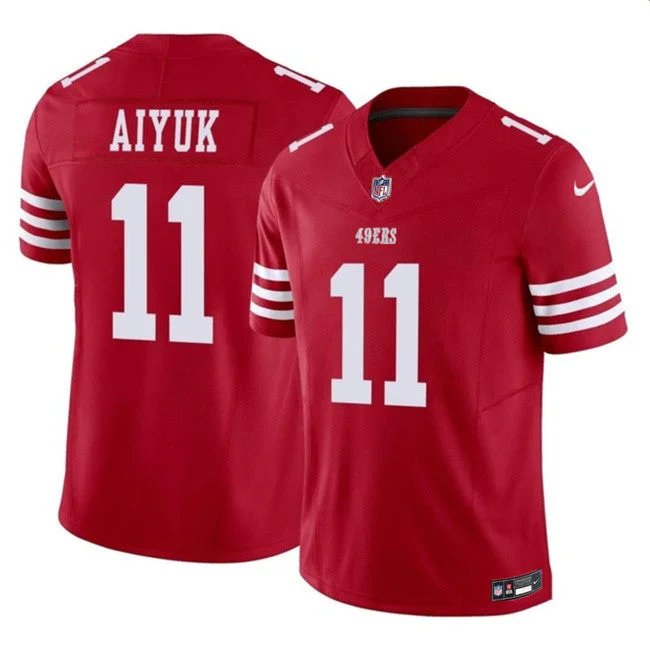 Men's San Francisco 49ers #11 Brandon Aiyuk Red 2023 F.U.S.E. Limited Football Stitched Jersey