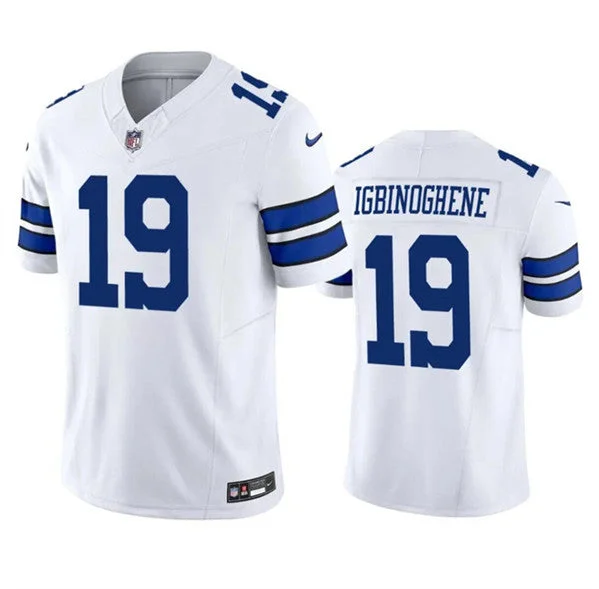 Men's Dallas Cowboys #19 Noah Igbinoghene White 2023 F.U.S.E. Limited Football Stitched Jersey