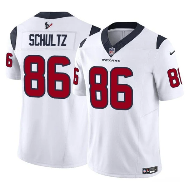 Men's Houston Texans #86 Dalton Schultz White 2023 F.U.S.E Untouchable Football Stitched Jersey