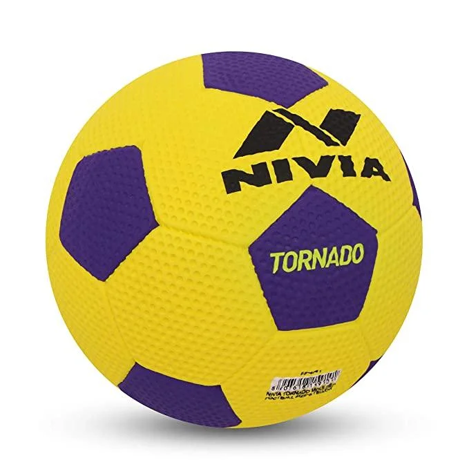 Nivia Tornado Yellow Football | KIBI Sports