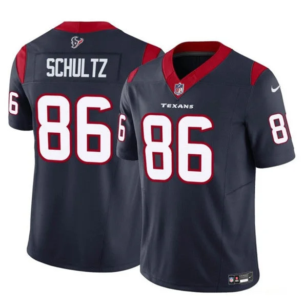 Men's Houston Texans #86 Dalton Schultz Navy 2023 F.U.S.E Untouchable Football Stitched Jersey