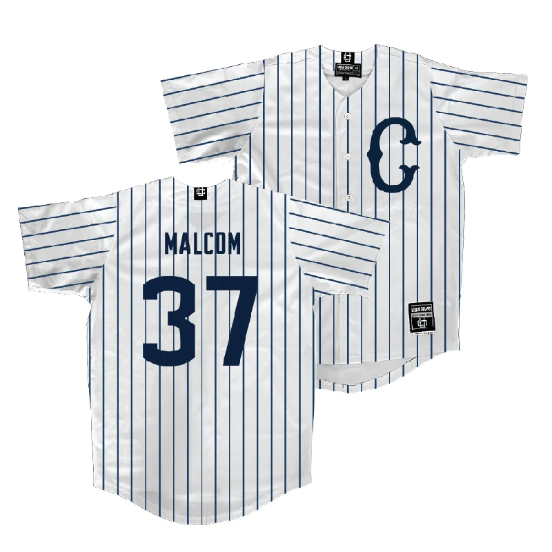 UConn Baseball White Jersey   - Matthew Malcom