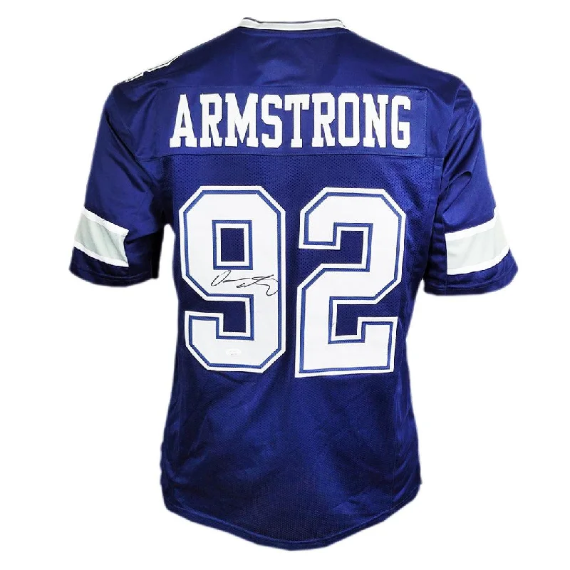 Dorance Armstrong Signed Dallas Navy Football Jersey (JSA)