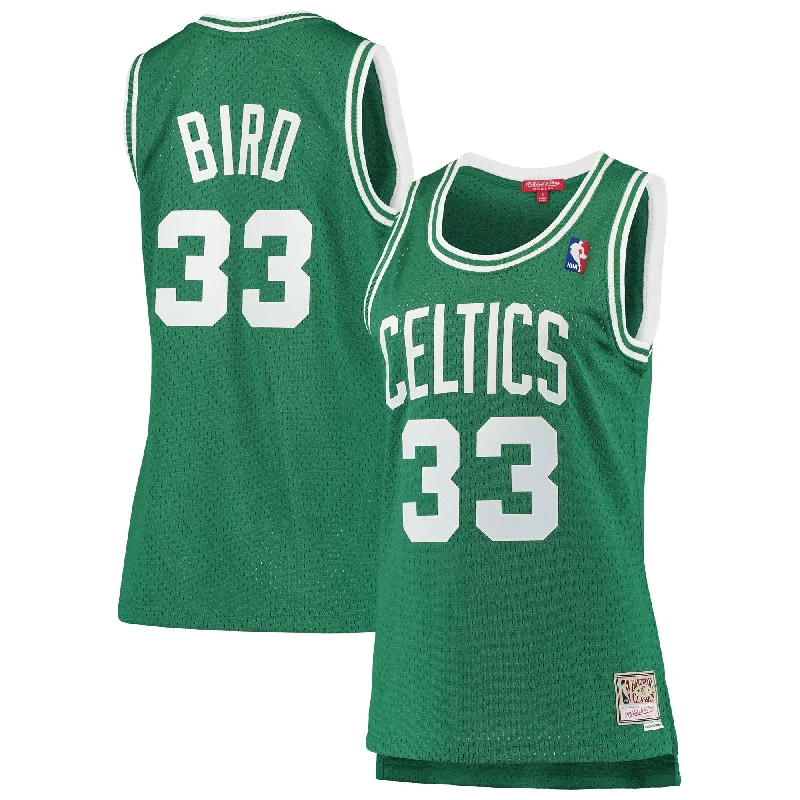 Larry Bird Boston Celtics Women's 1985-86 Hardwood Classics Swingman Basketball Jersey - Kelly Green