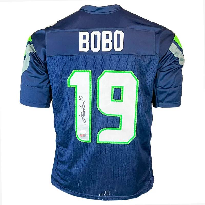 Jake Bobo Signed Seattle Navy Football Jersey (JSA)