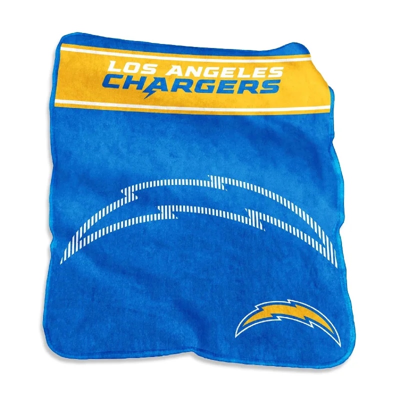 Los Angeles Chargers 60x80 Raschel Throw