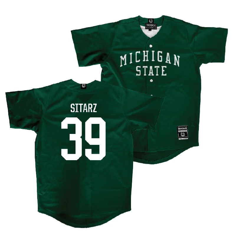 Michigan State Baseball Green Jersey - Gavin Sitarz