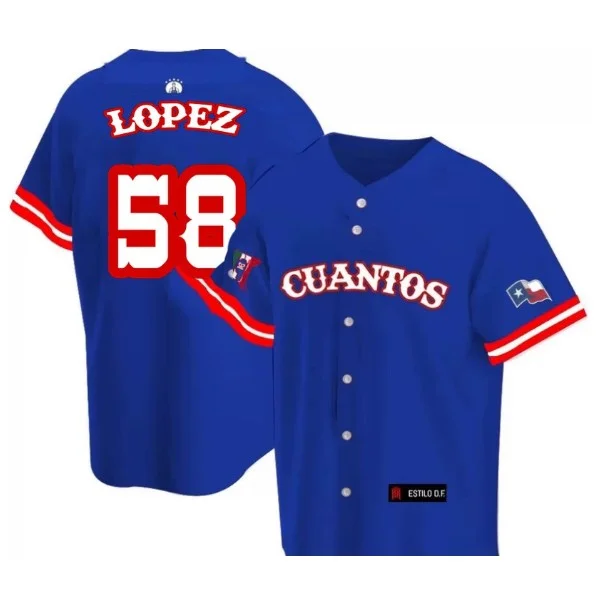 Custom Design Blue Baseball Jerseys