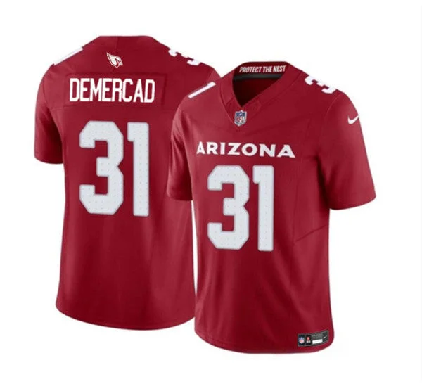 Men's Arizona Cardinals #31 Emari Demercado Red 2023 F.U.S.E. Untouchable Limited Football Stitched Jersey