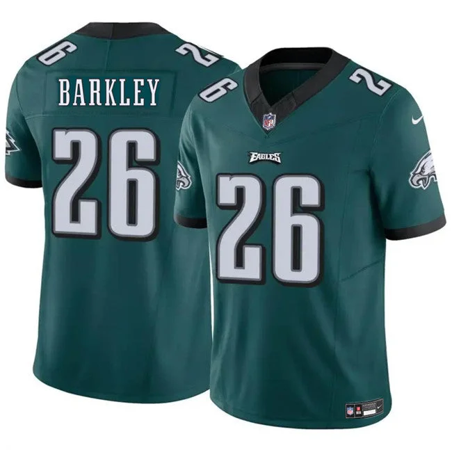 Men's Philadelphia Eagles #26 Saquon Barkley Green 2023 F.U.S.E. Untouchable Limited Football Stitched Jersey