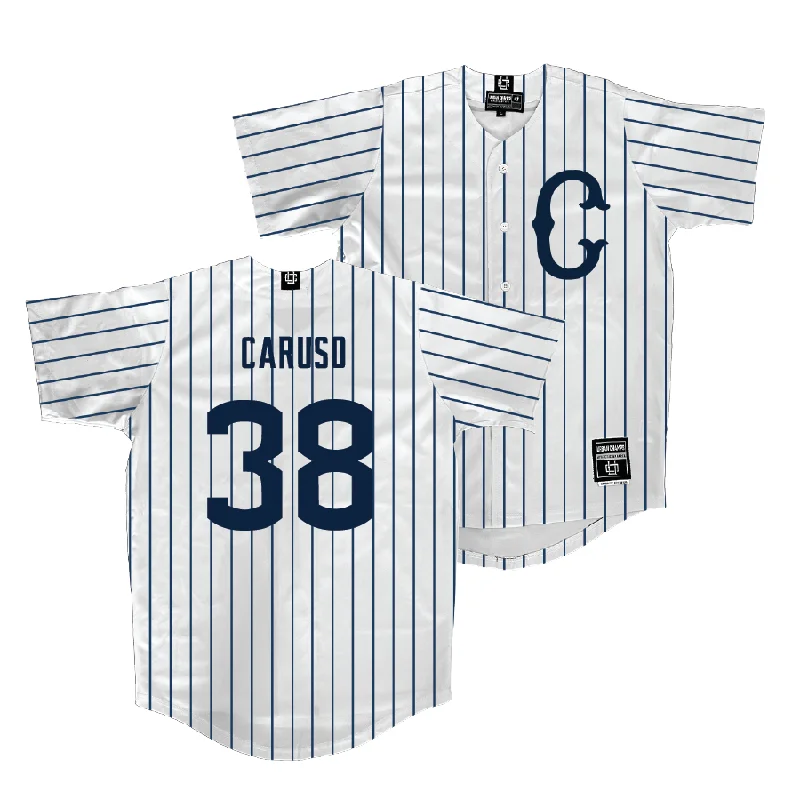 UConn Baseball White Jersey  - JT Caruso