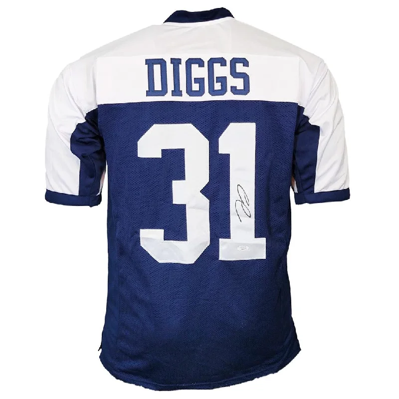 Trevon Diggs Signed Dallas Thanksgiving Rookie Number Football Jersey (JSA)