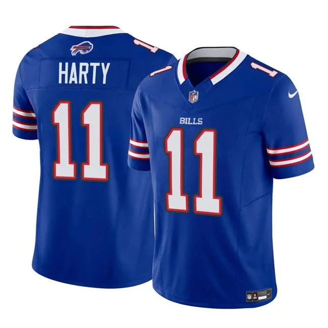 Men's Buffalo Bills #11 Deonte Harty Blue 2023 F.U.S.E. Untouchable Limited Football Stitched Jersey