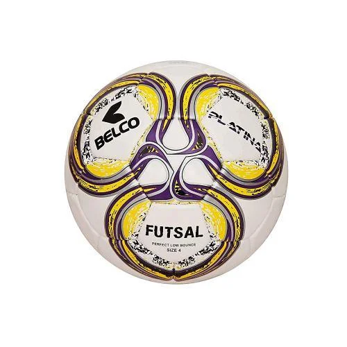 Belco Sports Platina Yellow PU Futsal Ball Football | KIBI Sports