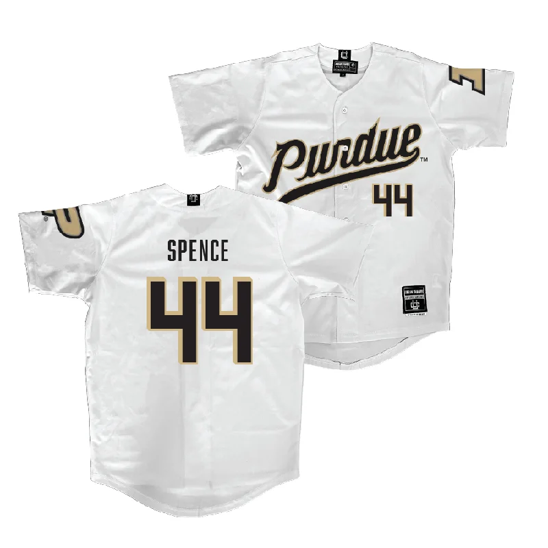 Purdue Baseball White Jersey  - Keenan Spence