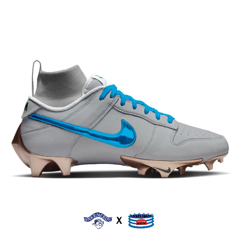 "Carolina" Nike Vapor Edge Dunk Cleats