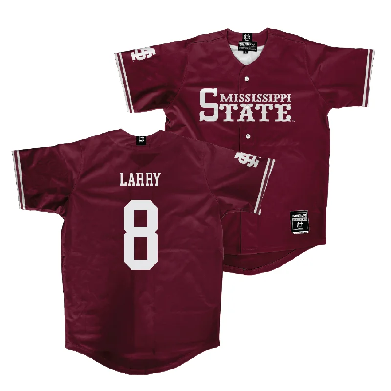 Mississippi State Baseball Maroon Jersey - Amani Larry