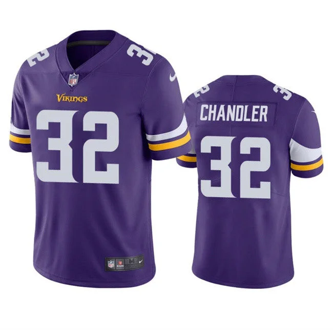 Men's Minnesota Vikings #32 Ty Chandler Purple 2023 F.U.S.E. Untouchable Limited Football Stitched Jersey